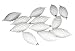 Club Pack of 12 Winter White Shatterproof Finial Christmas Ornaments 4.75"