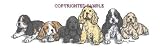 Cocker Spaniel - Puppies in a Row by Cindy Farmer