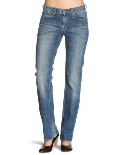 MUSTANG Jeans Damen Jeans Regular Fit, 3580-5162-035, Gr. 29/34, Blau (dusty used) Preisvergleich