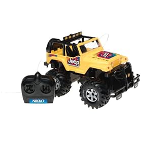 nikko jeep wrangler remote control car