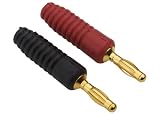 Monster Twist Crimp Toolless Speaker Cable Connectors Monster Tip Banana 2 pairs per pack (MTT M-H)