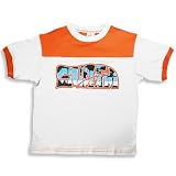 Dogwood - Boys Short Sleeve Top, White, Orange