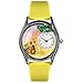 Whimsical Watches Women's S0150004 Giraffe Yellow Leather Watch