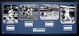 Babe Ruth, Lou Gehrig, Joe DiMaggio and Mickey Mantle New York Yankees Legends Framed Dynasty Colla