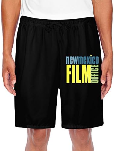 TOPNN New Mexico Mens Short Sweatpants Black