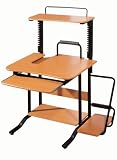 New Computer Desk With Printer Stand with Cherry Finish