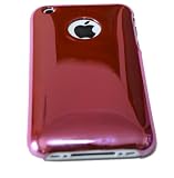 Chrome Case Cover for iPhone 3G, 3G S Cherry Pink Chrome Case Cover for iPhone 3G, 3G S Cherry Pink