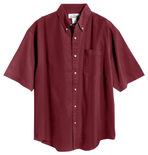 Tri-Mountain Men's Big And Tall Button-Down Collar Twill Shirt