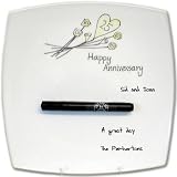 25th Anniversary Signed and Sealed Square Plate