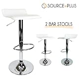 Bar Stool Airlift Swivel Barstools Adjustable White (Set of 2) Bar Stool Airlift Swivel Barstools Adjustable White (Set of 2)