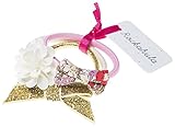 Rockahula Kidsロッカフラキッズ/H479Pフローラルリボンゴムセット/ピンク