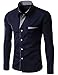 Generic Mens Casual Slim Fit Shirt Formal Button Dress Shirt