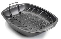 Circulon Bakeware Roaster with Rack, 13 Inch x 11.5 Inch