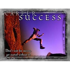 Career Success Subject Art Poster Print, 24x18