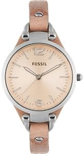 Fossil-Georgia-Three-Leather-Watch