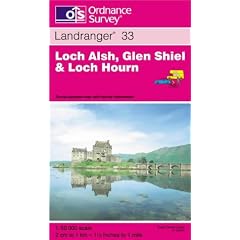Loch Alsh, Glen Shiel and Loch Hourn (Landranger Maps)