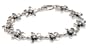 Zina Sterling Silver Flower Bracelet, 7"