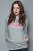 WeSC The WeSC Hoody in Gray hood ,Sweatshirts for Women