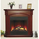 ProCom Electric Fireplace - 5000 BTU, 24in. Cherry Finish
