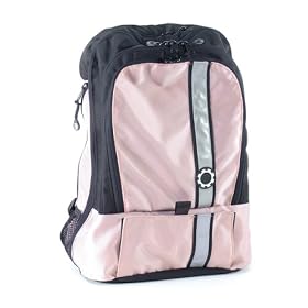 DadGear Retro Stripe Diaper Backpack in Pink
