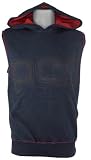 Mens Nike PSG Sleeveless Hoodie Sweatshirt Hoody Blue Style 115936