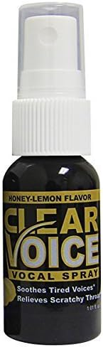 Clear Voice Vocal Spray Honey Lemon -- 1 fl oz (6-Pack)
