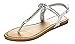 Top Moda Yt-47 Womens Flat Thong Buckle Sling Back Sandals