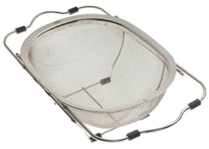 Trudeau Over The Sink Strainer, Stainless Steel