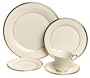 Lenox Eternal Gold-Banded Fine China 20-Piece Dinnerware Set, Service for 4