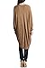 82 Days Women'S Hacci Open Front Long Sleeves Kimono Style Long Cardigan - Solid