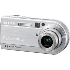 Sony DSCP150 7MP Digital Camera with 3x Optical Zoom (Silver)