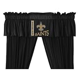 New Orleans Saints 88"x14" Window Valance