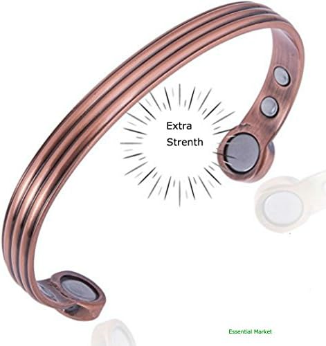PURE Very powerful 99% Copper Magnetic Bracelet, Effective Pain Relief For Arthritis, RSI, Carpal Tunnel!