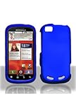 Motorola CLIQ 2 Rubberized Shield Hard Case - Blue