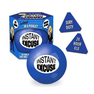 Childrens Toyshop  Toys : Instant Excuse Novelty Ball