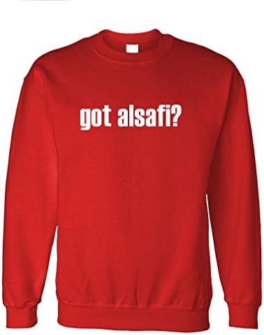GOT ALSAFI? - Mens Fleece Sweatshirt, M, Red