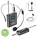 Wireless Headset Lavalier Microphone System and Handheld Dynamic Microphone Set-3in1, 160 ft Range, 1/4' Plug, for PA Speaker, Amp, Mixer, Podcast, Fitness Instructor, Youtube, DSLR Camera, Teaching
