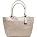 Coach Bleecker Metallic Large Tote in Platinum 12371
