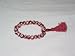 Dark Red Om Symbol Yoga Meditation Wrist Mala Tibetan Yak Bone Japamala Beads