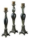 SPLENDORA CANDLEHOLDERS, SET/3 Candleholders Accessories and Clocks 20792 By Uttermost