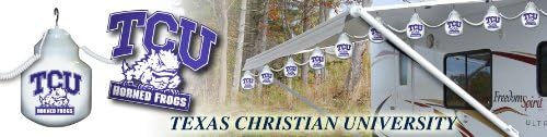 Polymer Products LLC NCAA-TCU500515 Texas Christian University Ten Globe String Light Set
