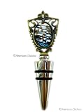 NEW BLOWN ART GLASS WINE BOTTLE STOPPER / Boxed