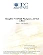 Google's Free Web Analytics: A Price to Meet