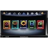 POWER ACOUSTIK PD-769NB Inteq Double DIN Multimeadia Indash Source with 7-Inch Screen
