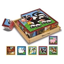 Melissa & Doug Farm Cube Puzzle