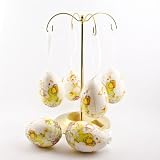Easter Eggs Papier-Mache Ornaments, Christmas Ornaments, Paper Mache Ornament