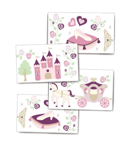 Kids Line Rapunzel Wall Decals, Pink