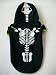 Glow In The Dark Skeleton Dog Costume Size Small