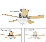 Brushed Nickel Auberville Ceiling Fan