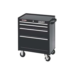 Waterloo PMX2704BK 26-1 2-Inch Wide by 18-Inch Deep by 32-Inch High Black Tool Cabinet with 4 Ball... by Waterloo
